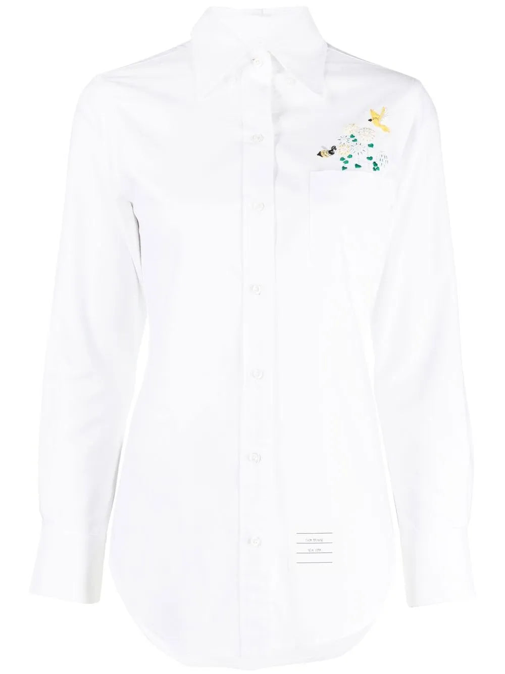 Embroidered Long-Sleeve Shirt