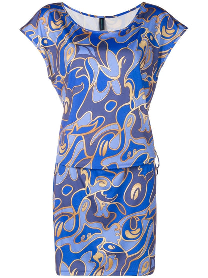 Graphic-Print Dress