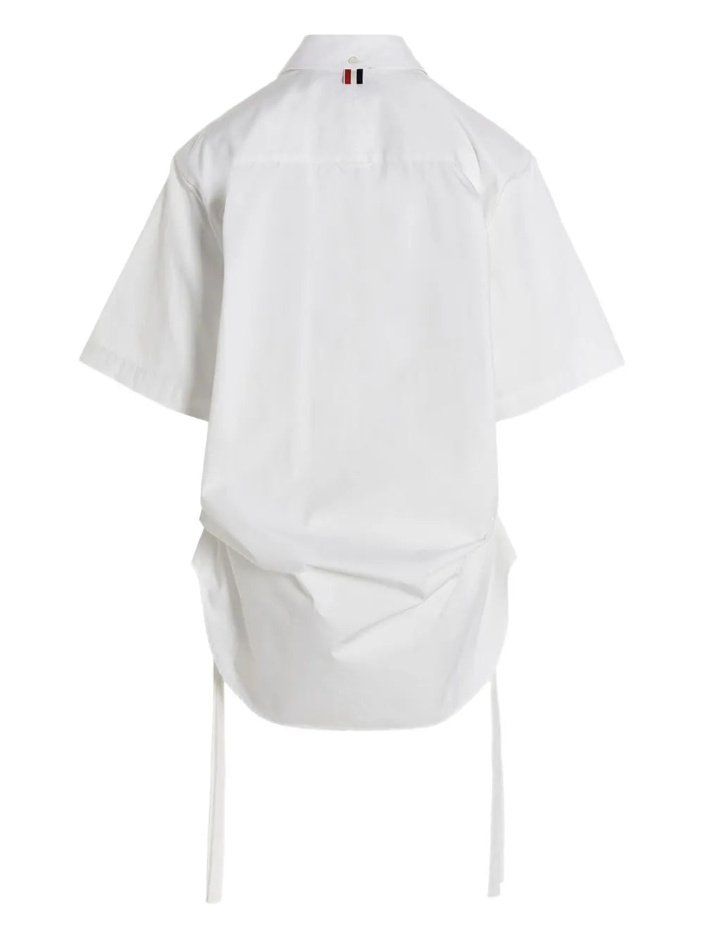 Heavy Poplin Gathered Shirt Minidress