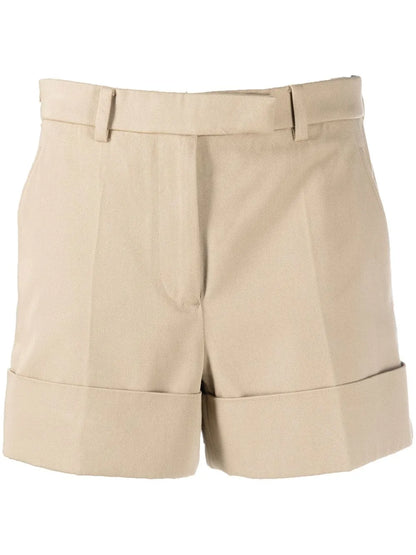 Grosgrain-Loop Tailored Shorts