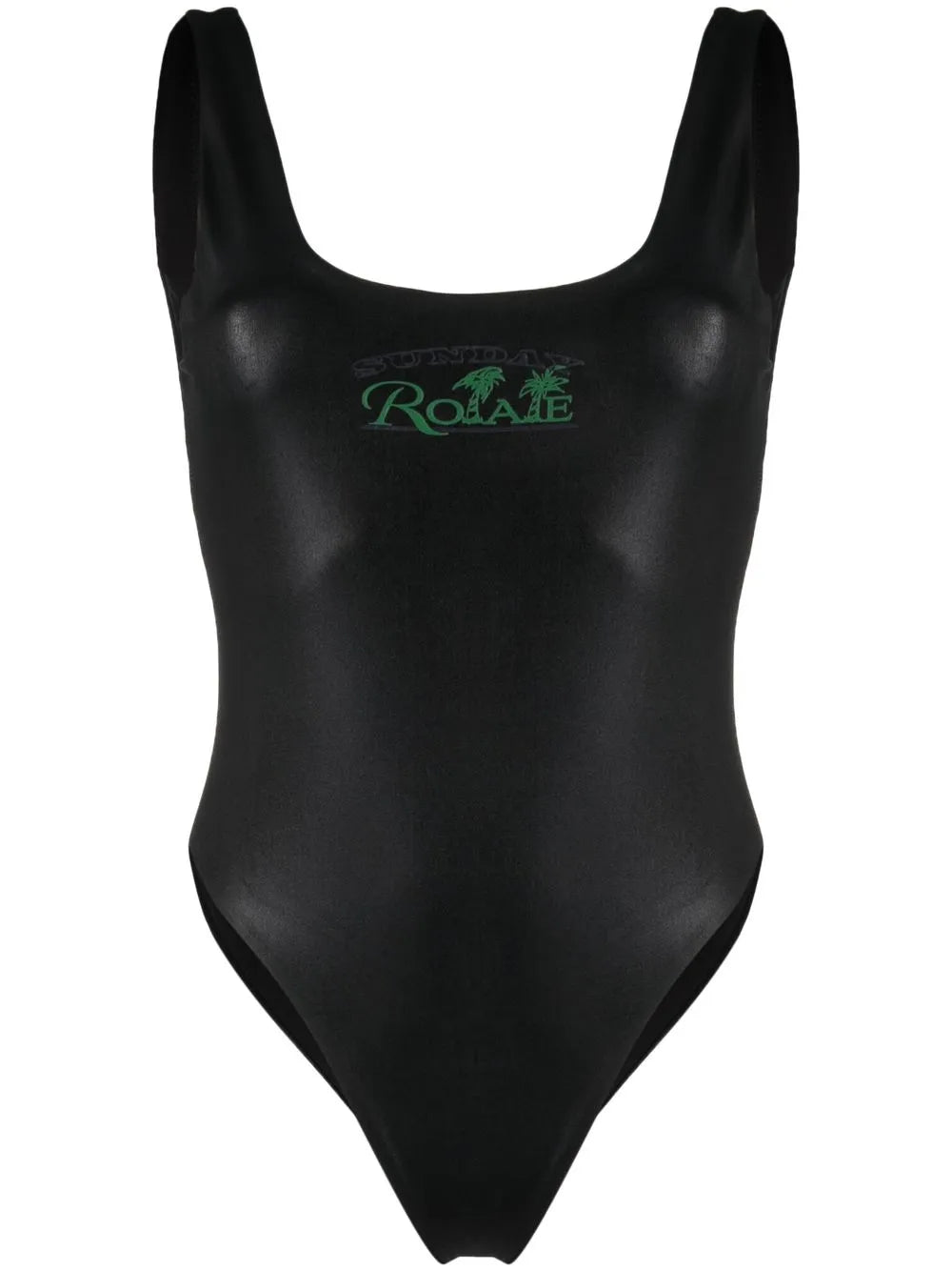 Logo -Print Swimsuit