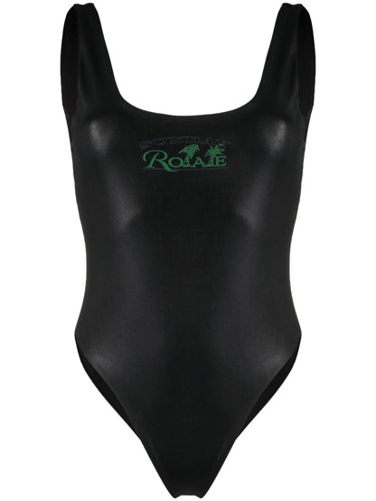 Logo -Print Swimsuit