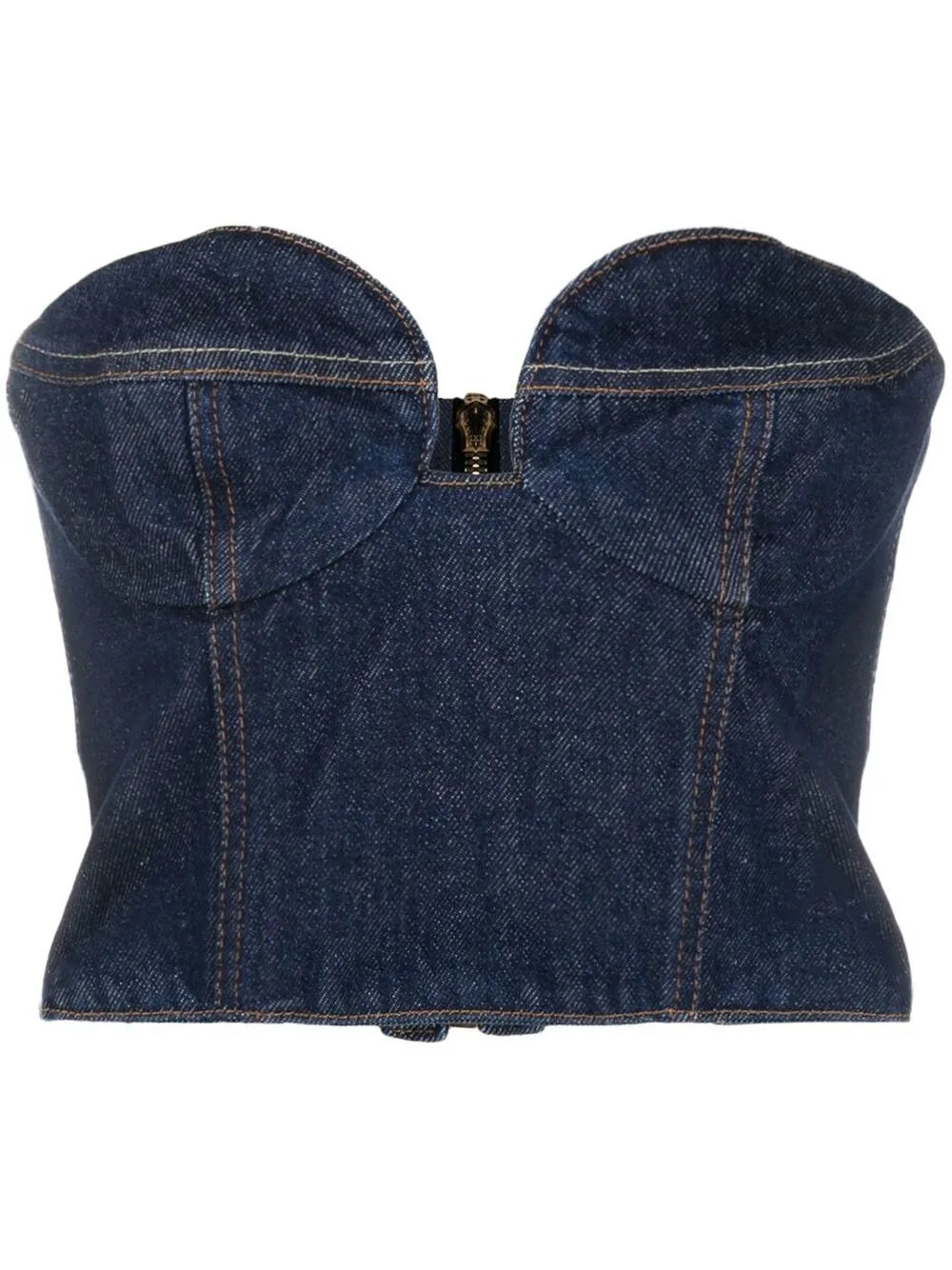 Denim Corset Top