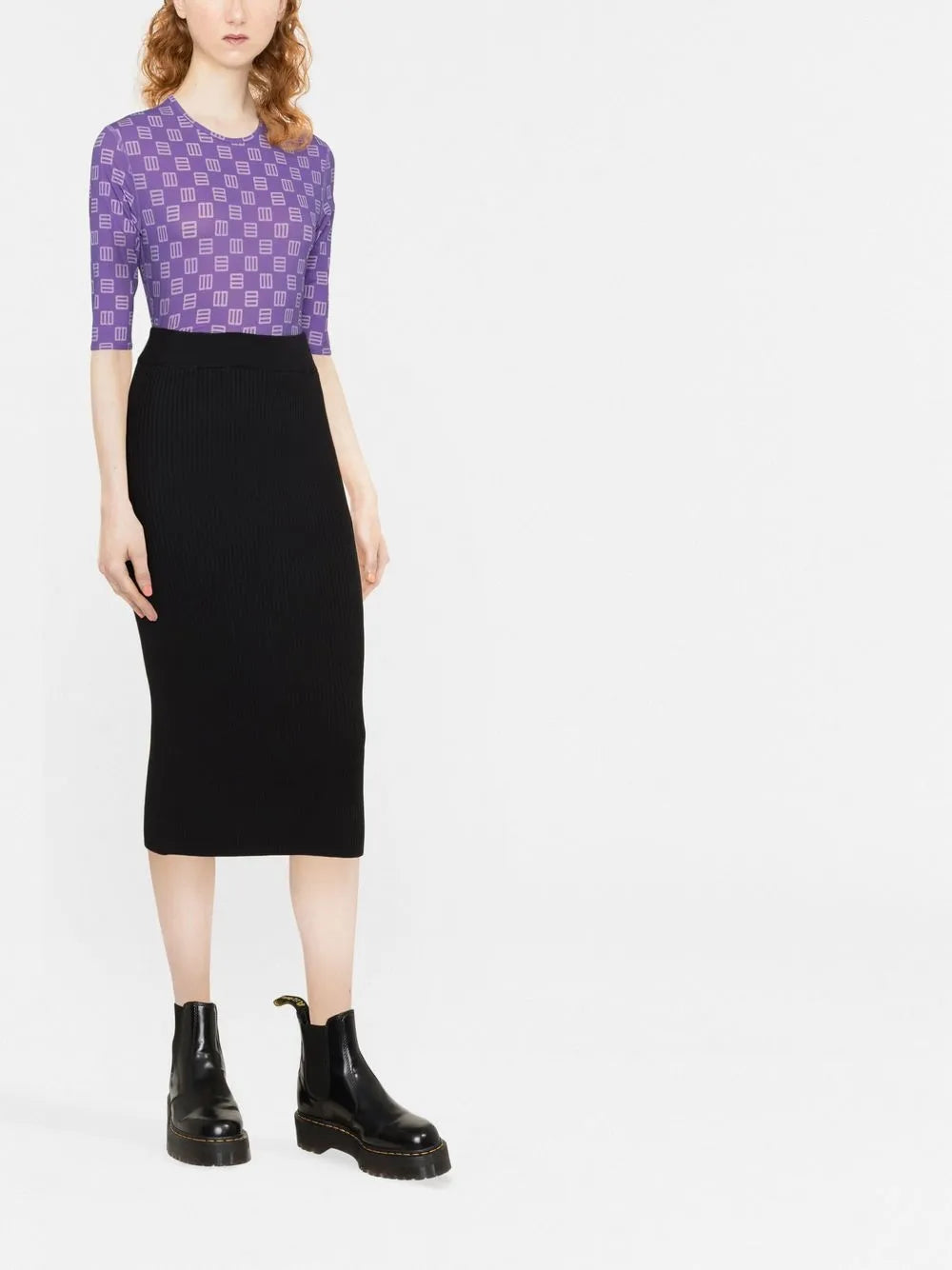 Knitted Midi Skirt