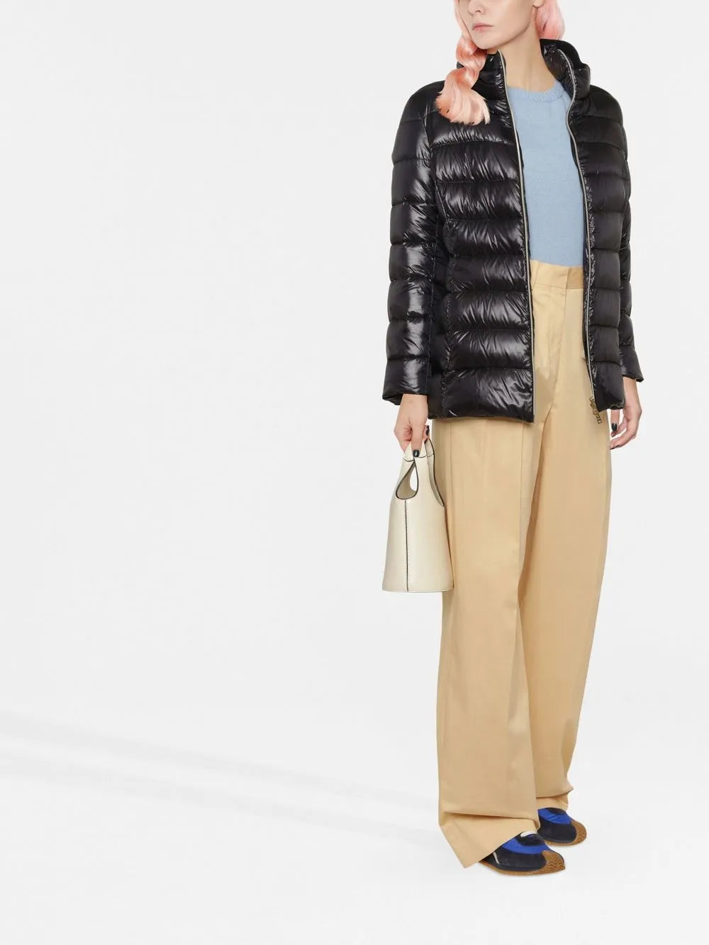 Zip-Up Padded Short Jacket