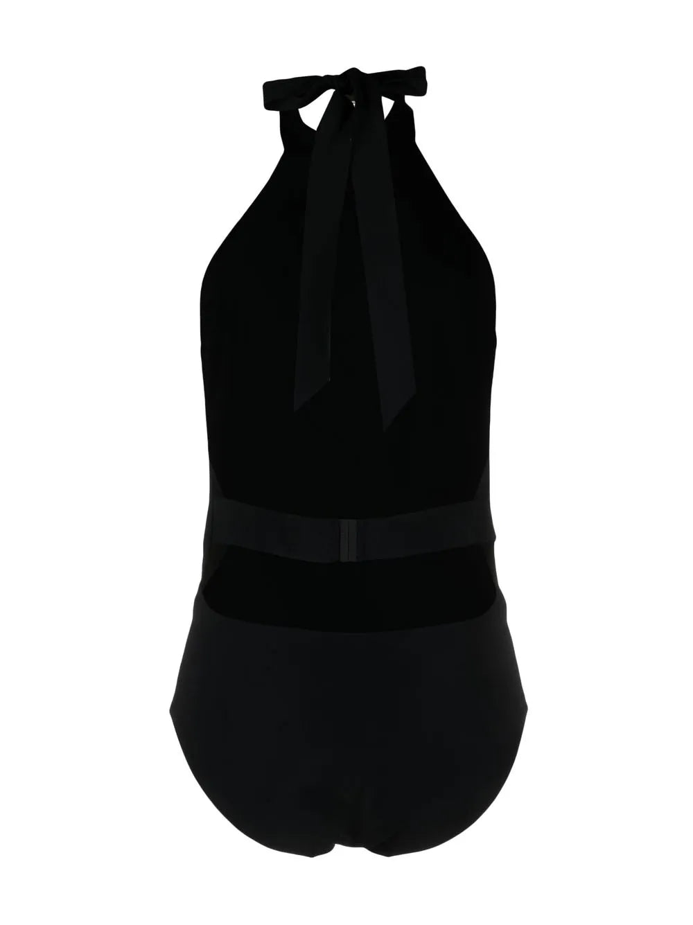 Halterneck Fitted Swimsuit