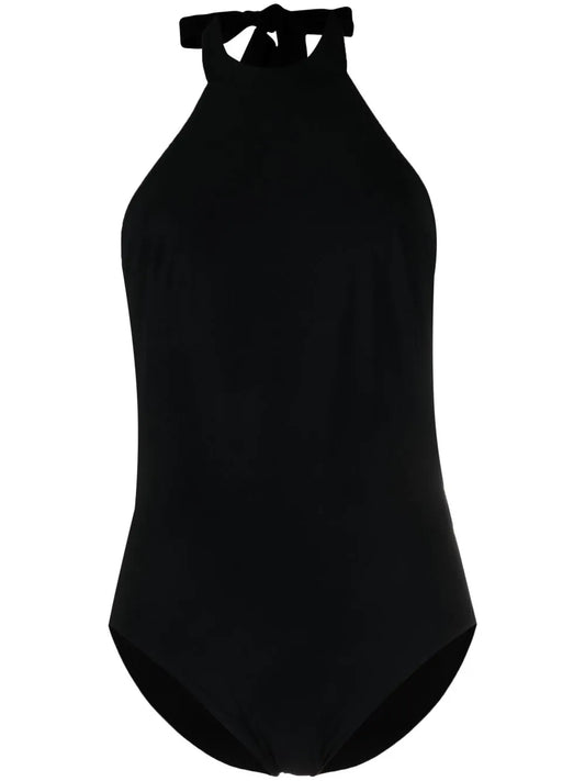 Halterneck Fitted Swimsuit