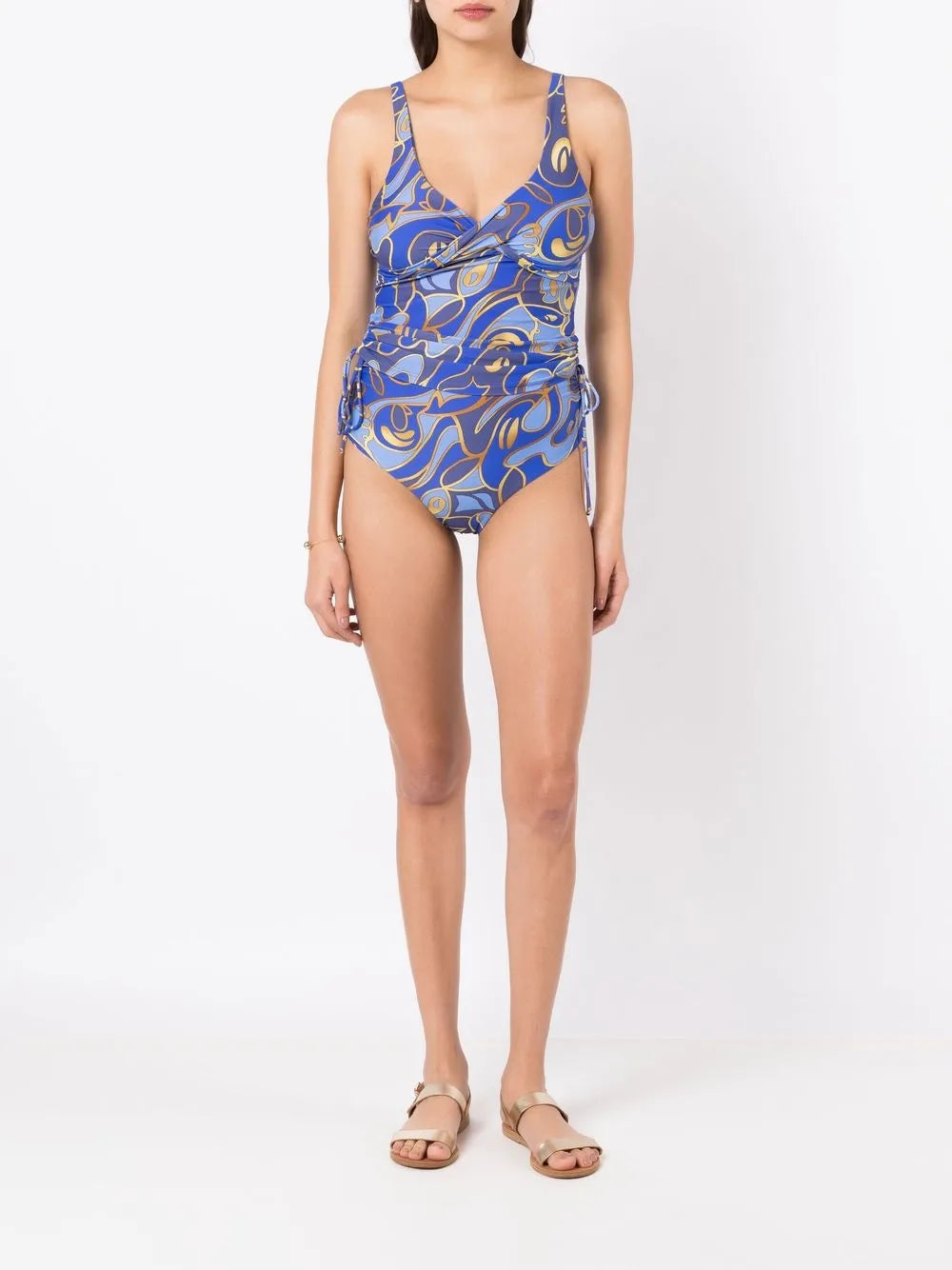 Graphic-Print Swimsuit
