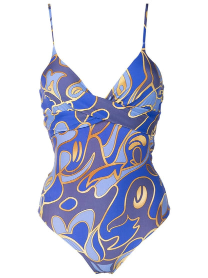 Graphic-Print Swimsuit