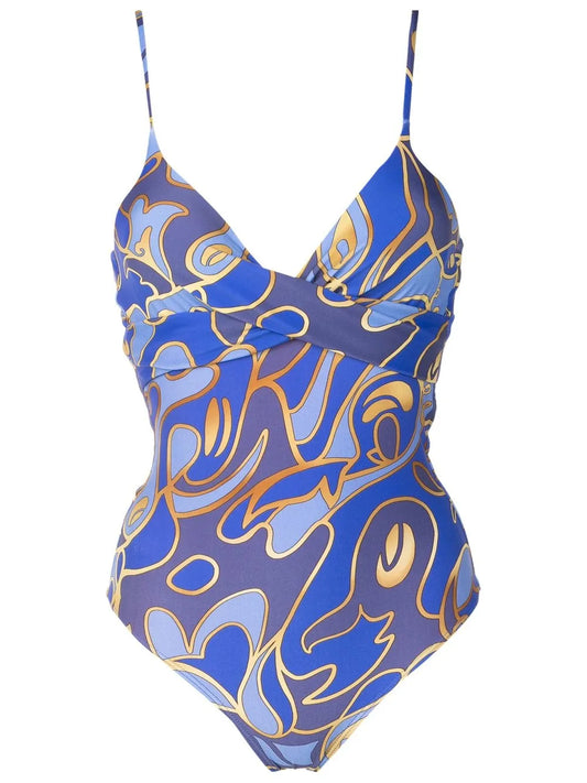 Graphic-Print Swimsuit