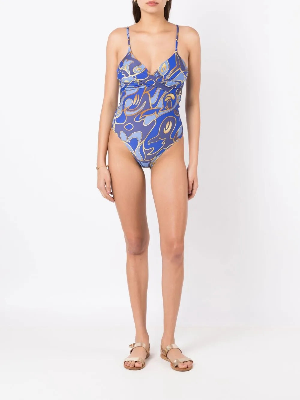 Graphic-Print Swimsuit