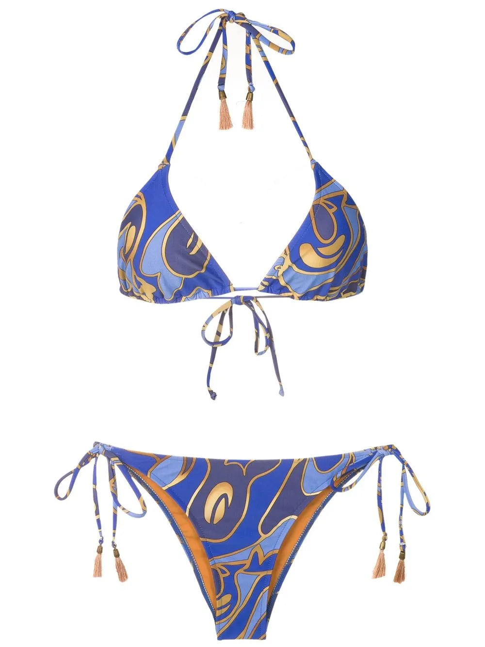 Graphic-Print Bikini