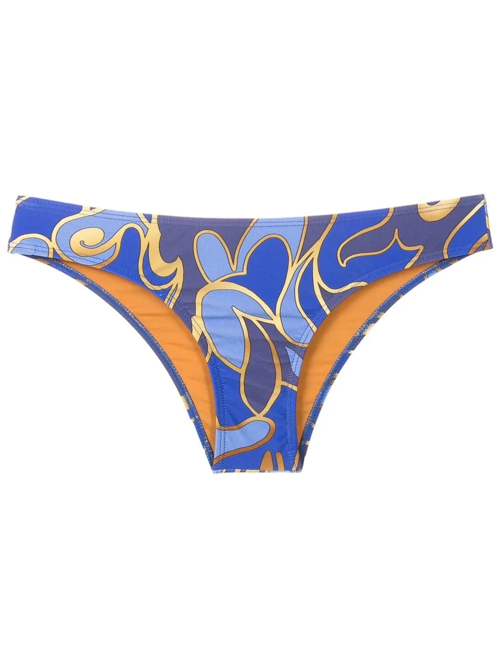 Graphic-Print Bandeau Bikini