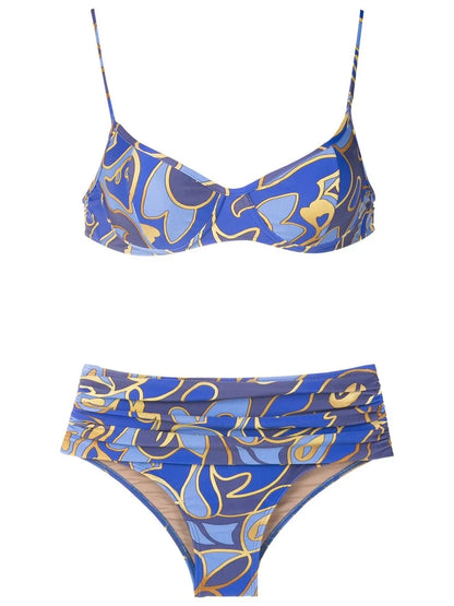 Graphic-Print Bikini