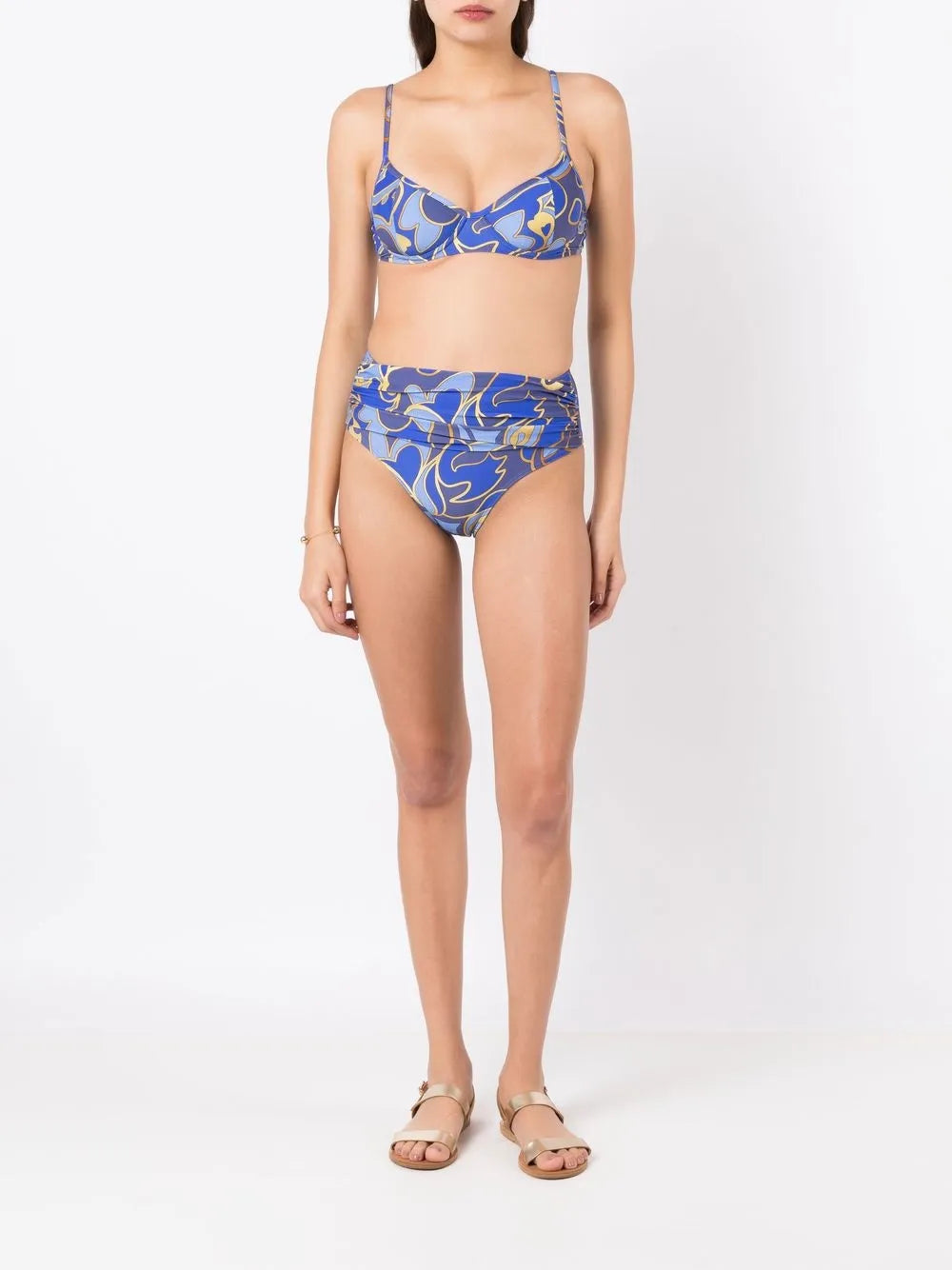 Graphic-Print Bikini