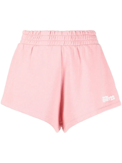 Logo-Print Cotton Shorts