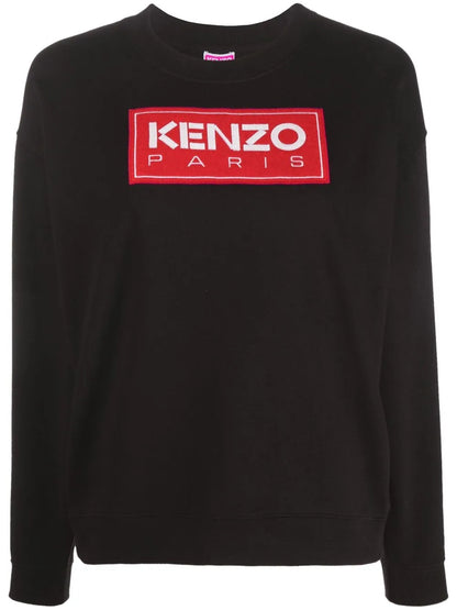 Logo Patch Crew-Neck Sweatshirt