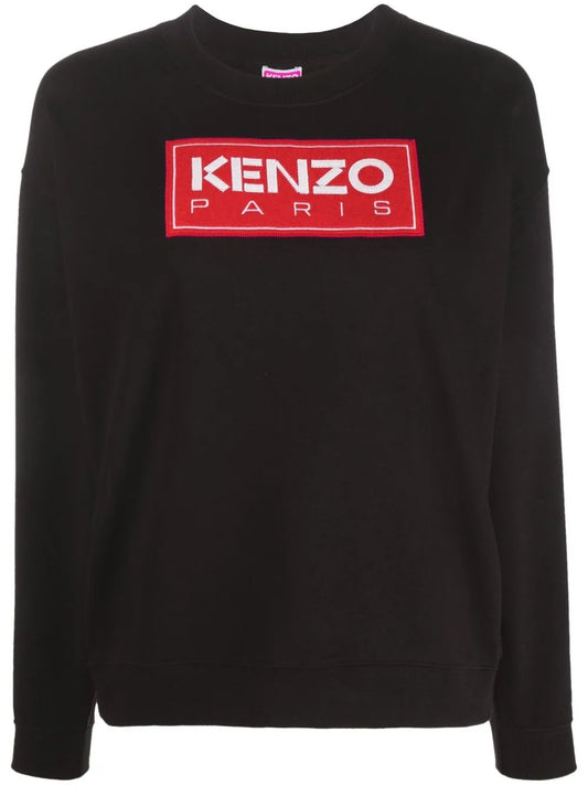 Logo Patch Crew-Neck Sweatshirt