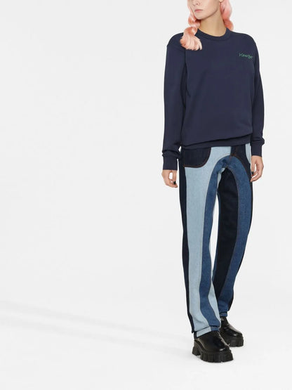 Poppy-Print Cotton Sweatshirt