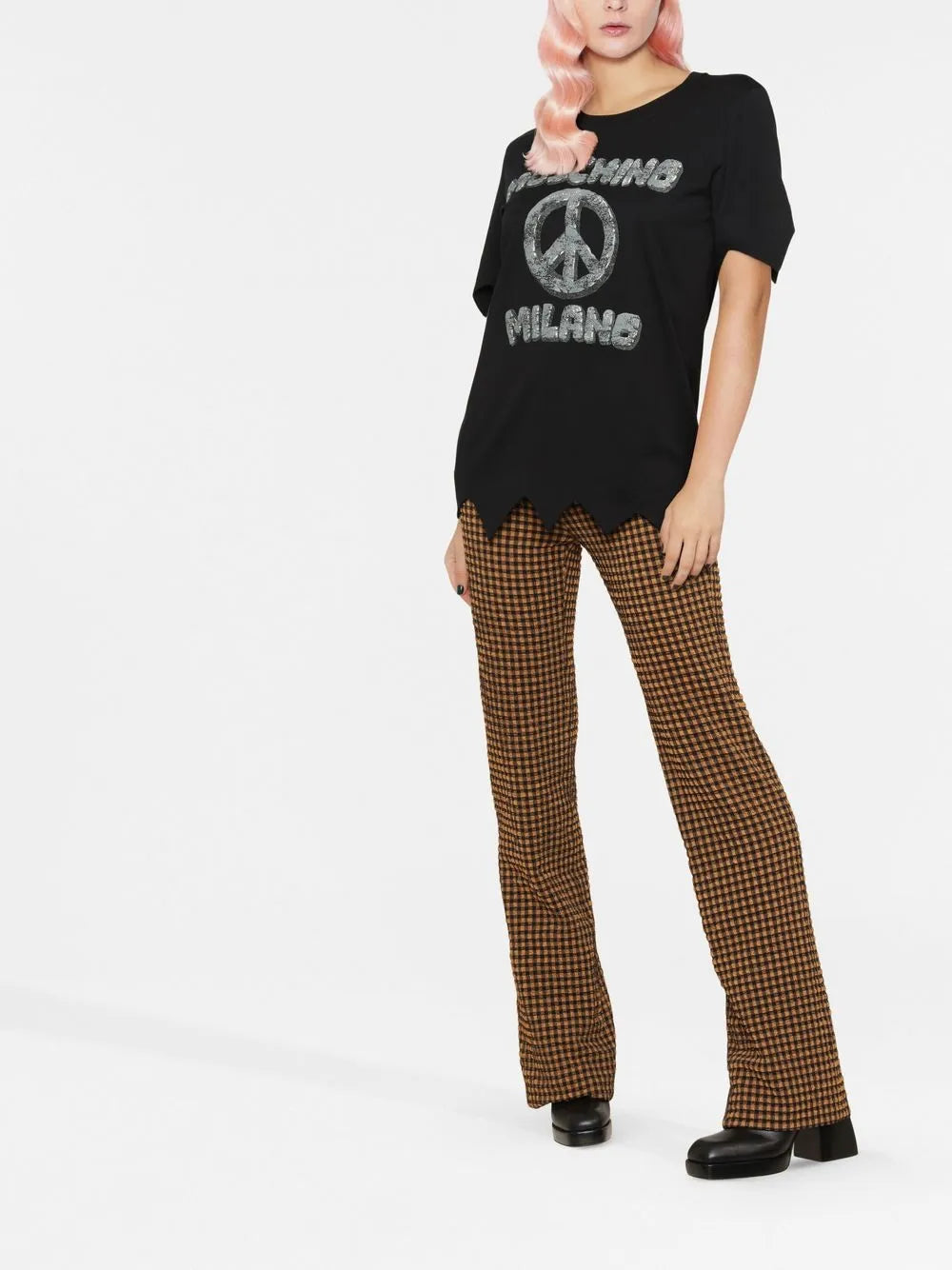 Logo-Print Detail T-Shirt