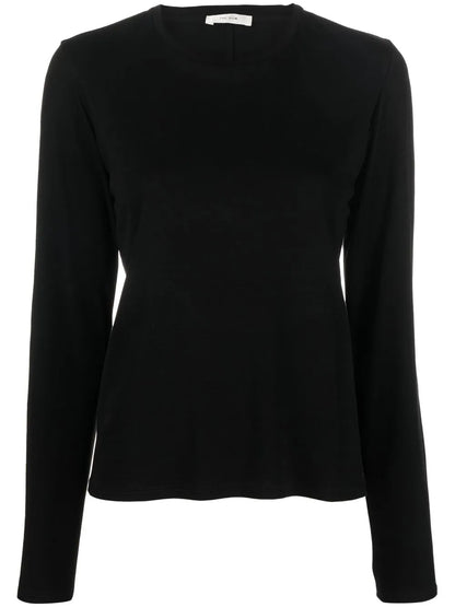 Round-Neck Long-Sleeved T-Shirt