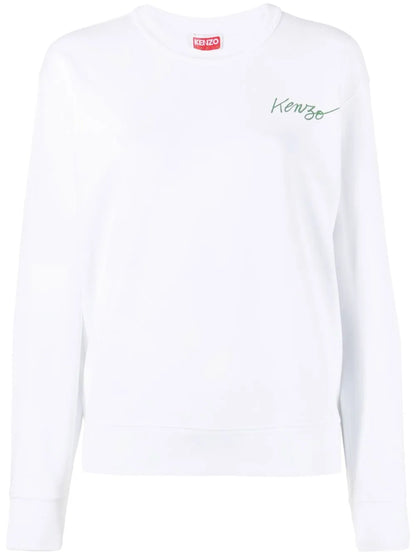 Poppy-Print Cotton Sweatshirt