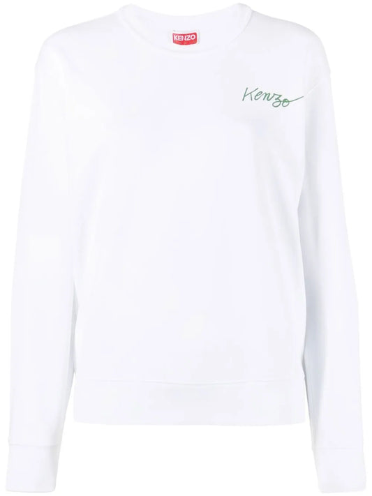 Poppy-Print Cotton Sweatshirt