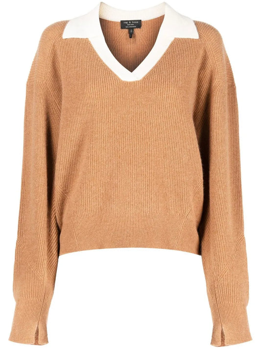 Collared Cashmere Jumper
