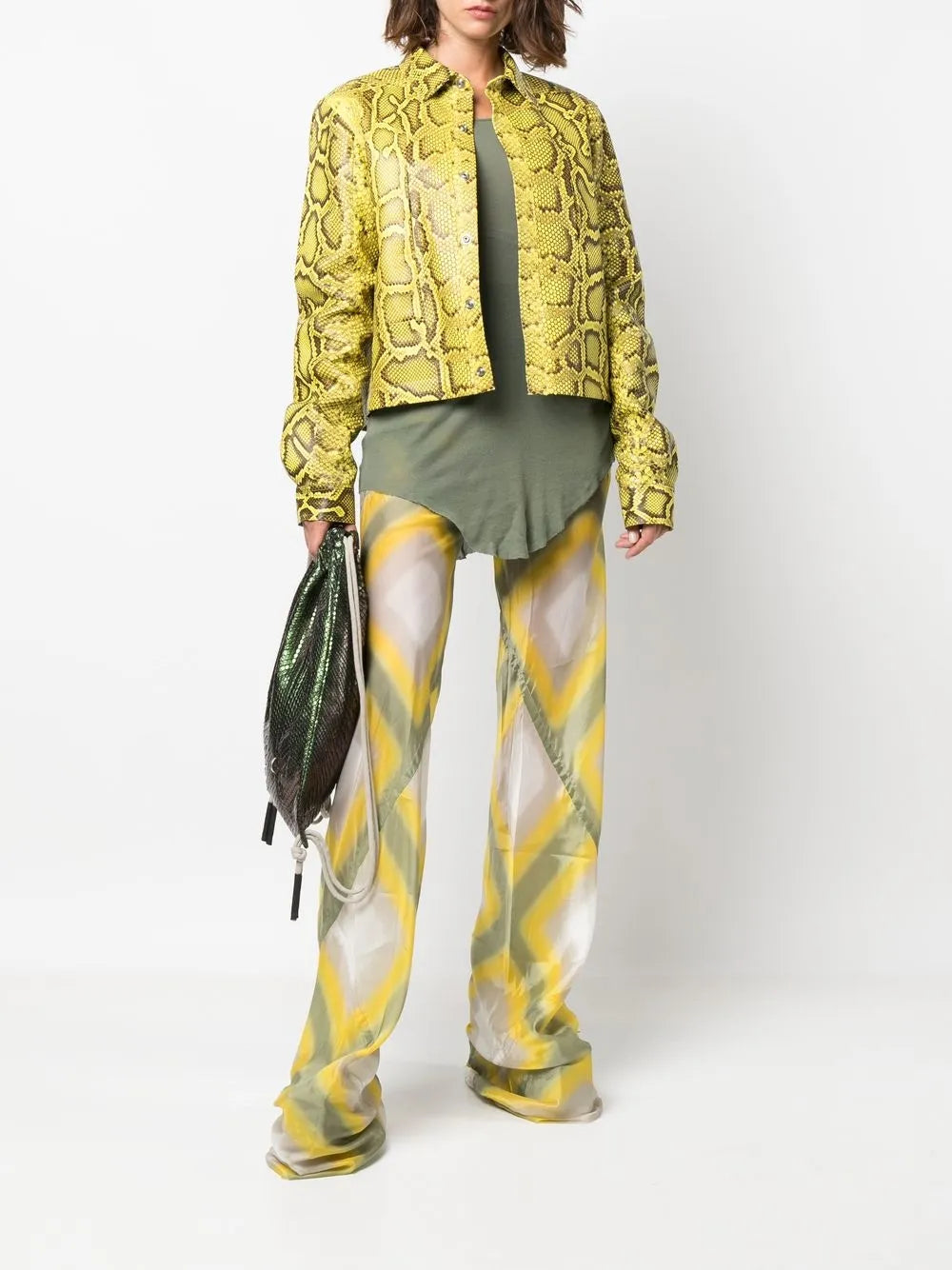 All-Over Graphic-Print Trousers