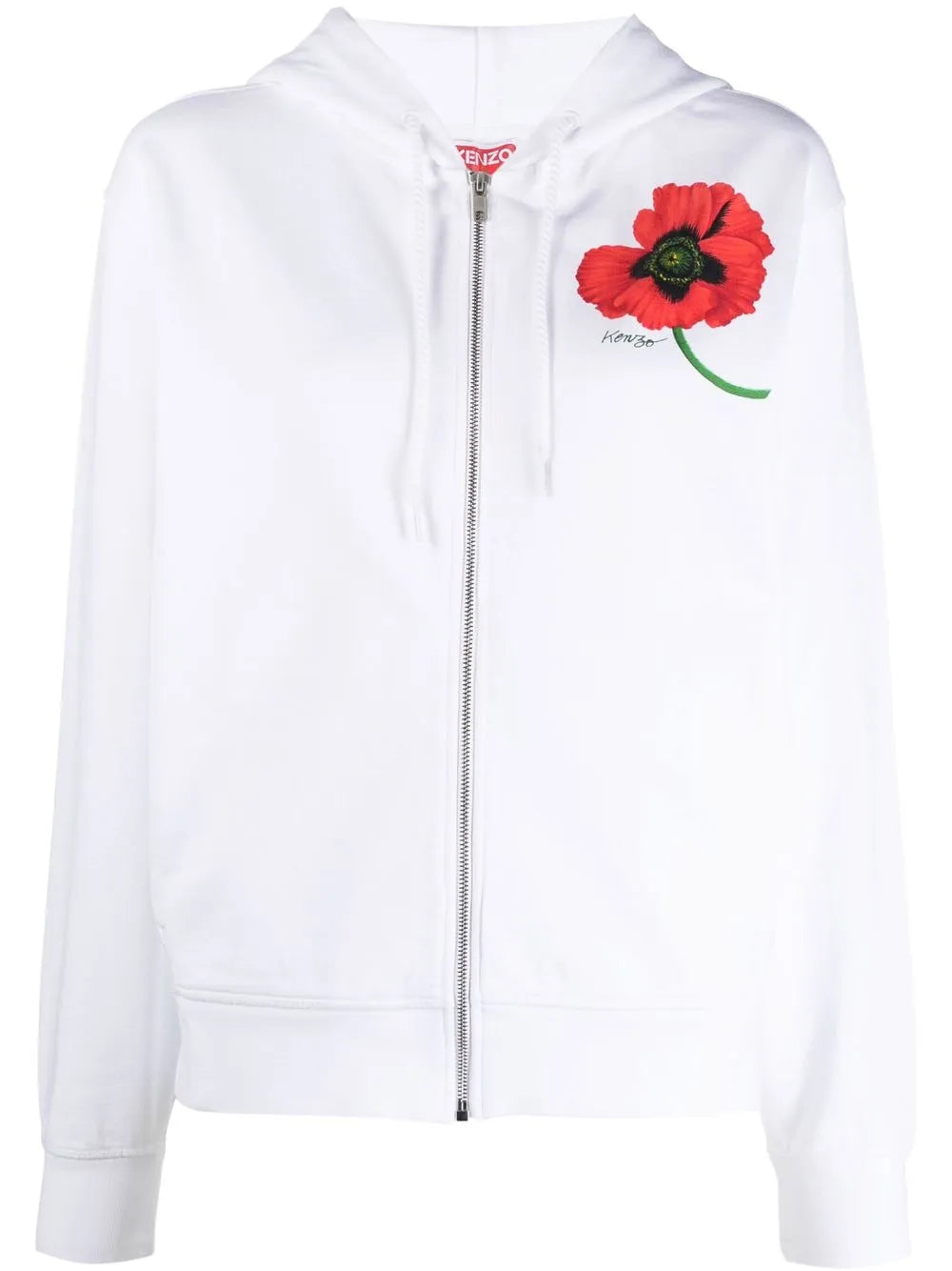 Boke Flower Zip-Up Hoodie