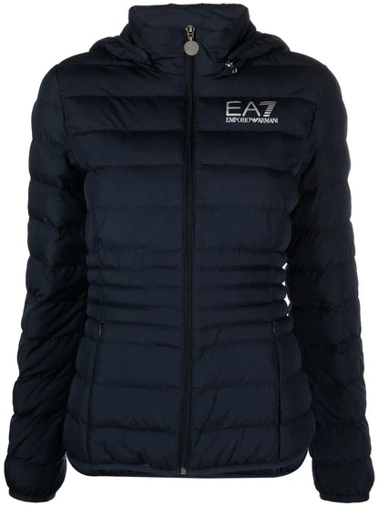 Logo-Print Padded Jacket