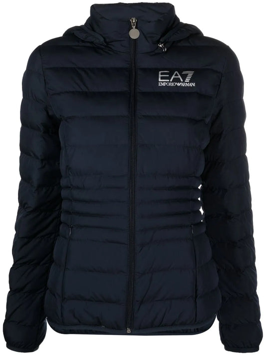 Logo-Print Padded Jacket