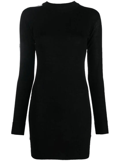 Logo-Tape Detail Dress