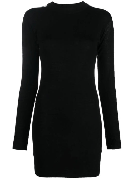 Logo-Tape Detail Dress