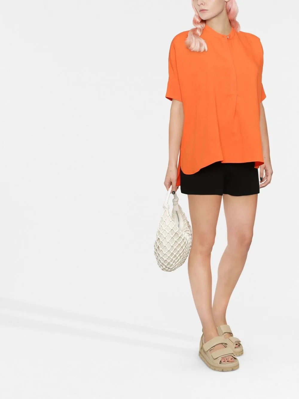 Linen-Blend Shirt