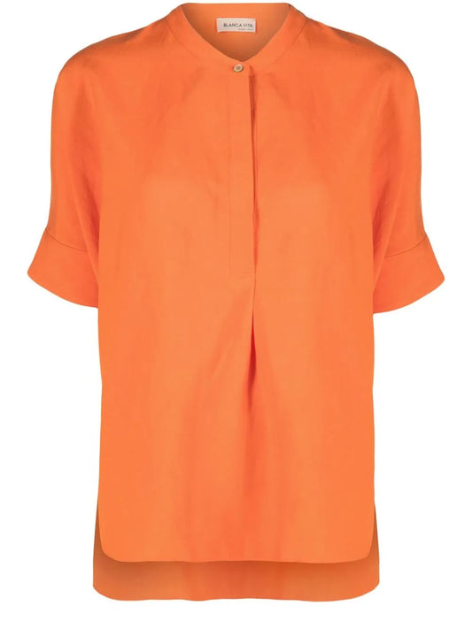 Linen-Blend Shirt