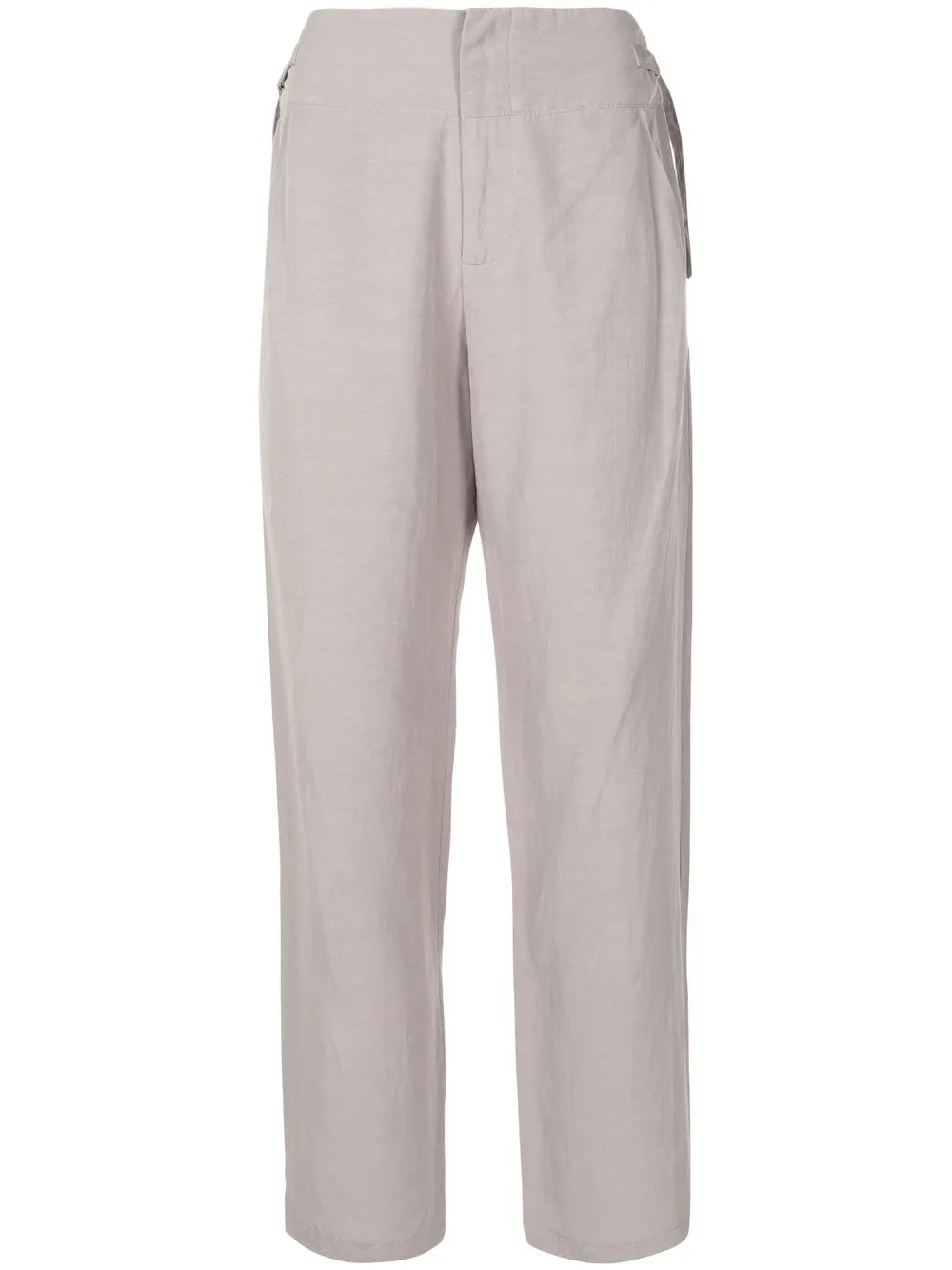 High-Waisted Straight-Leg Trousers