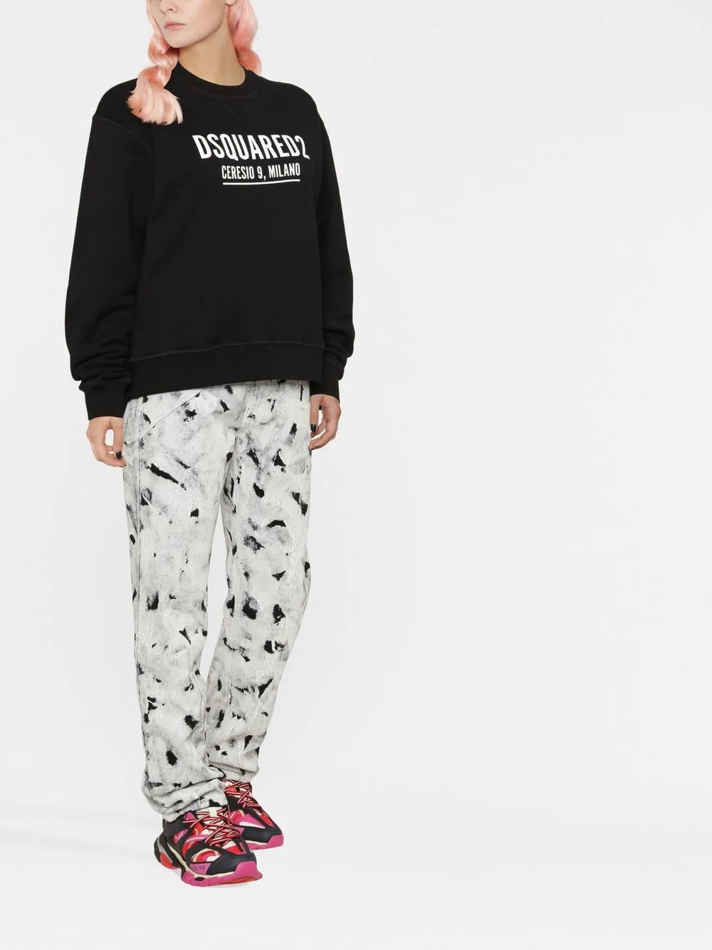 Logo-Print Crew-Neck Sweatshirt