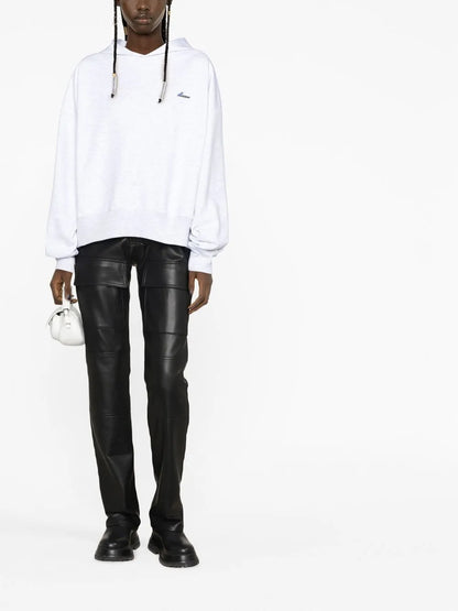 Logo-Embroidered Oversized Hoodie