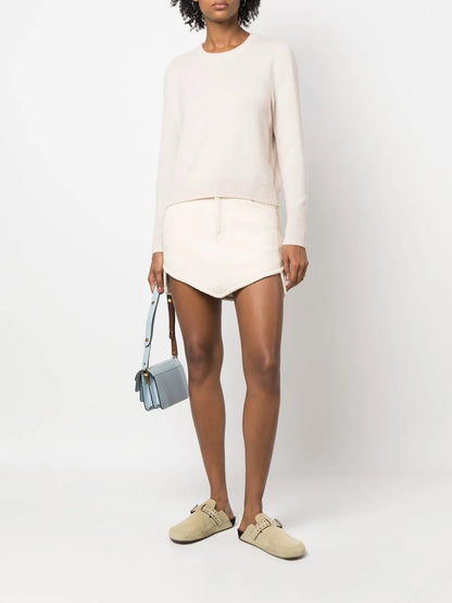 Ribbed-Knit Cashmere Sweater