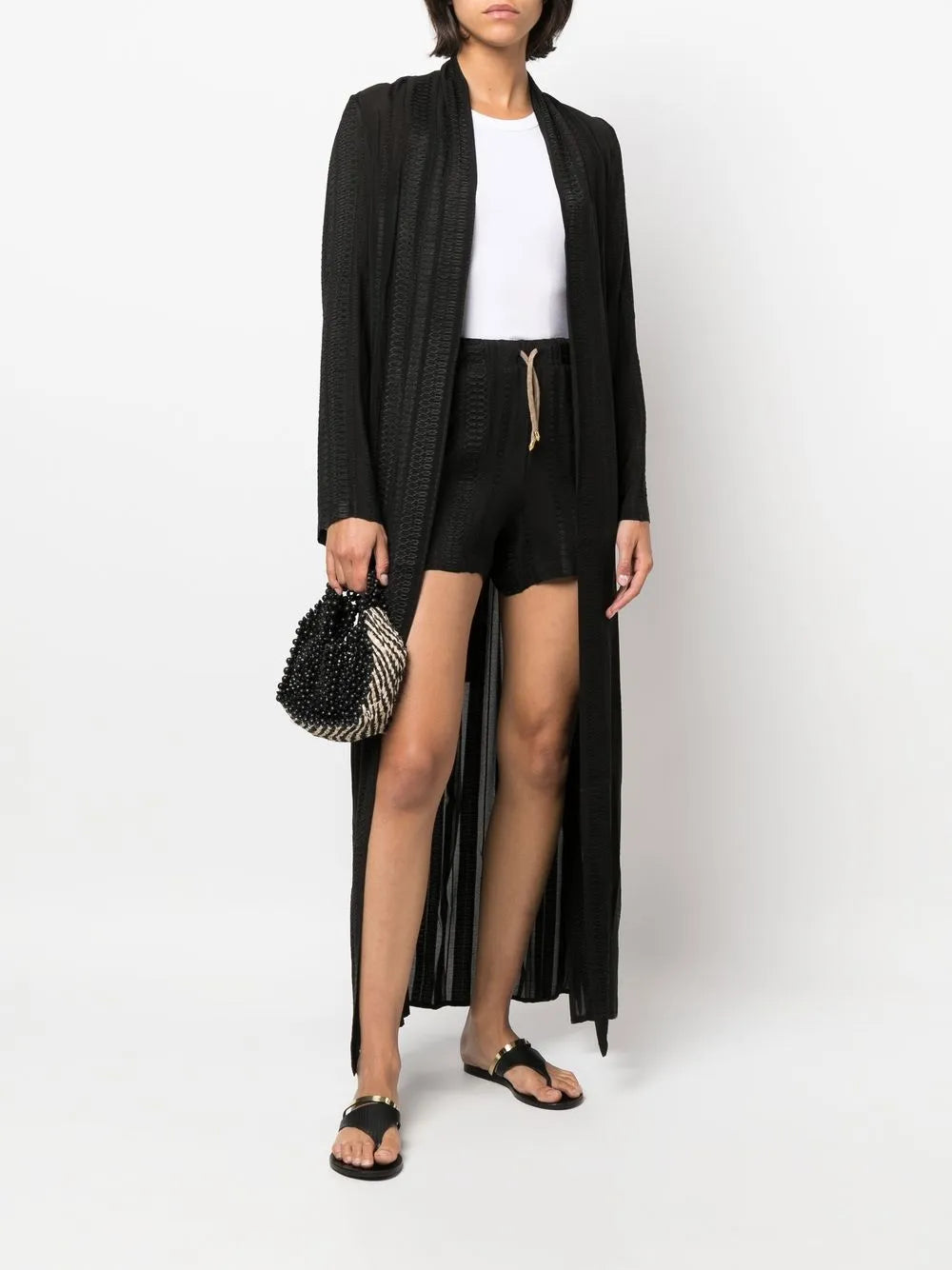 Patterned Jacquard Shorts