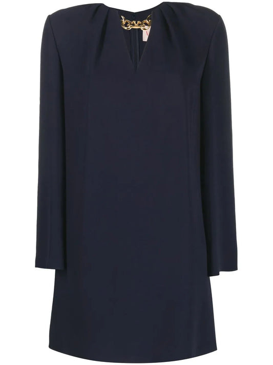 Vlogo Chain Shift Dress