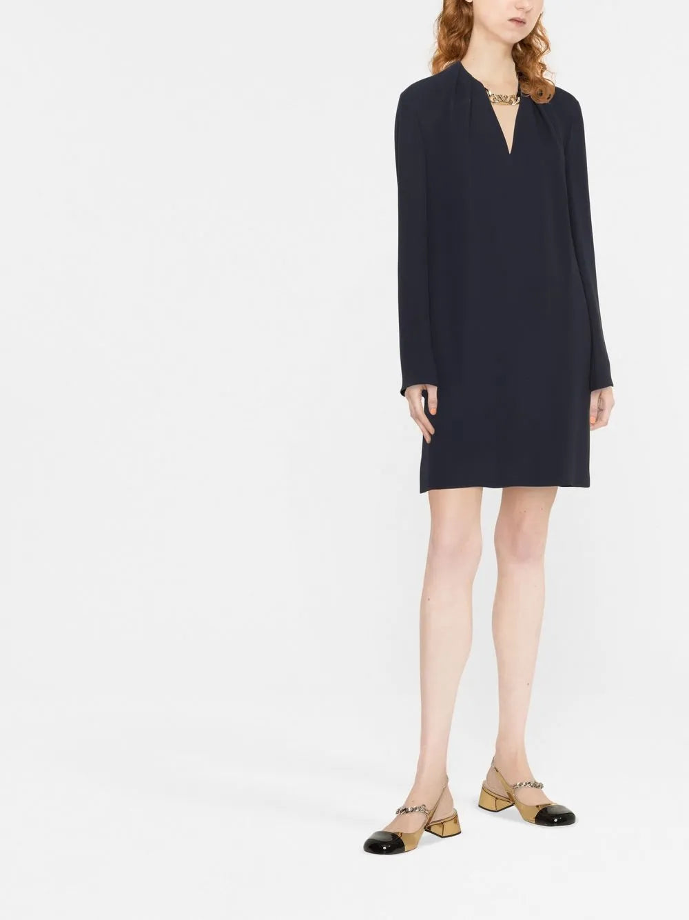Vlogo Chain Shift Dress