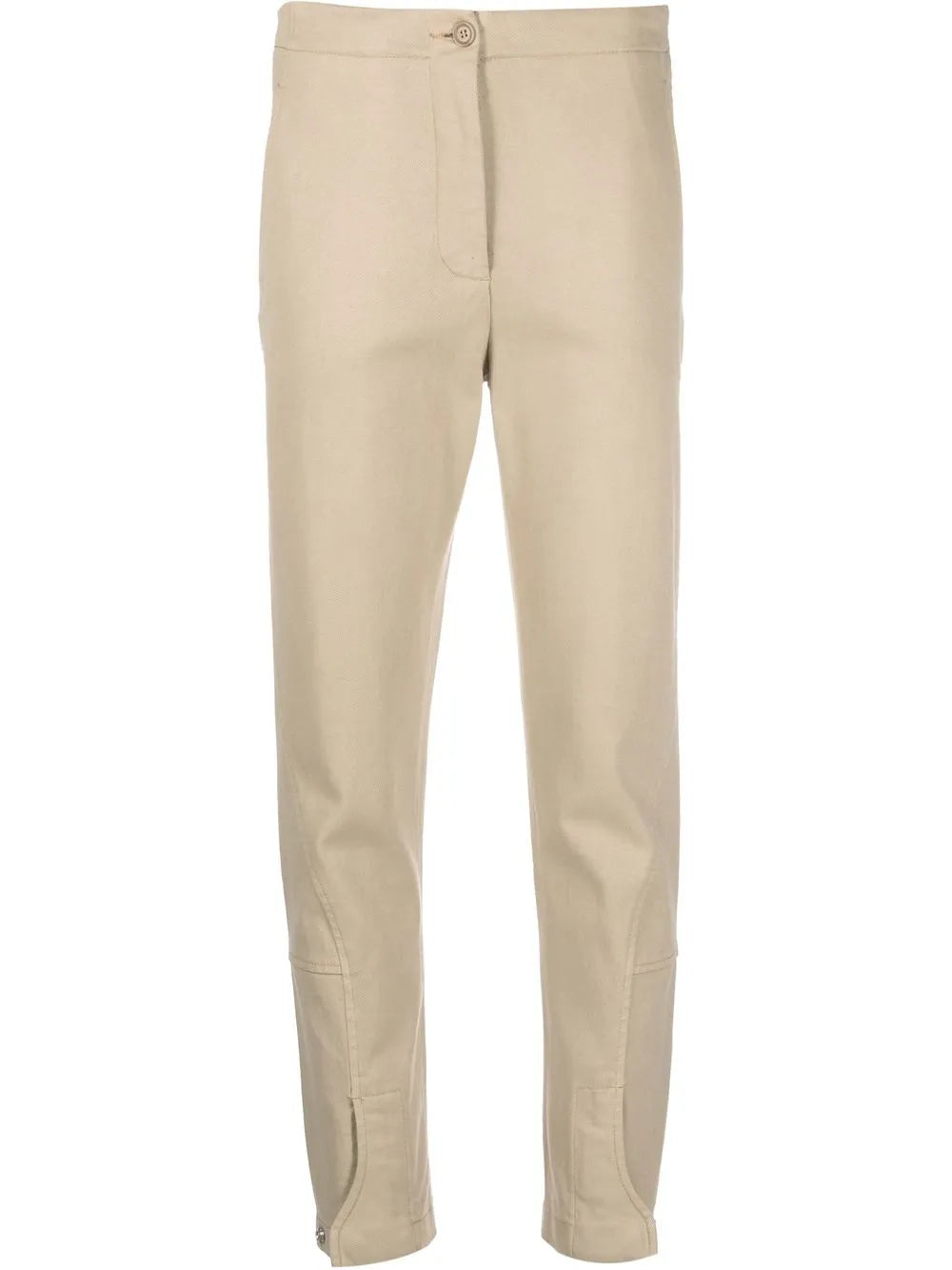 High-Waisted Wool Trousers