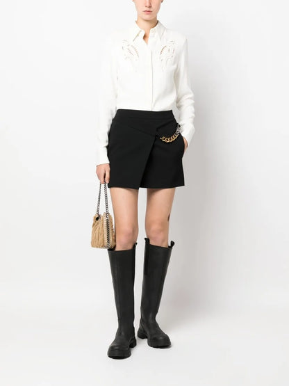 Falabella Chain-Link Mini-Skirt