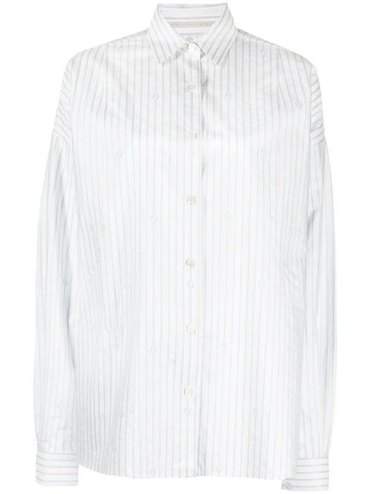 Stripe-Print Long-Sleeved Shirt