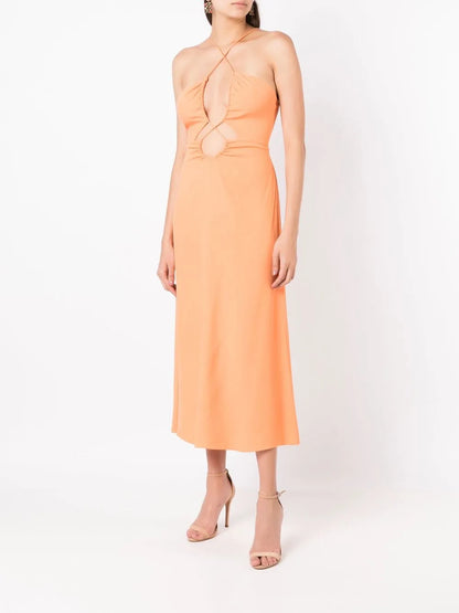 Yasmin Cut-Out Detail Long Dress