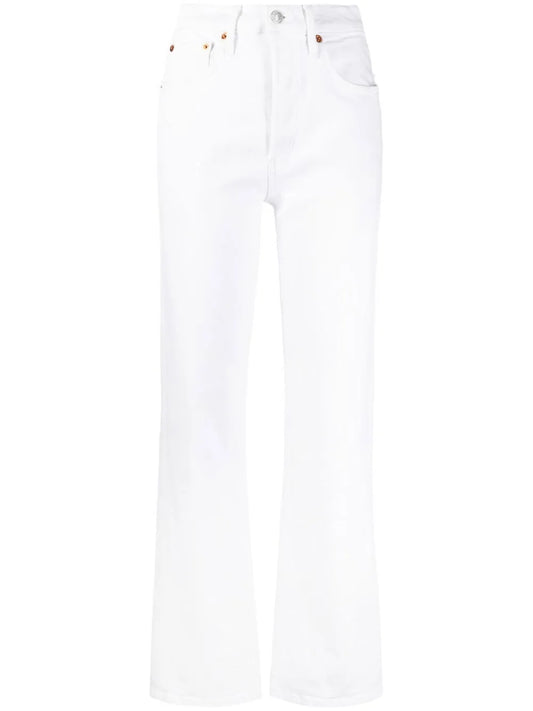 Straight-Leg High-Rise Jeans