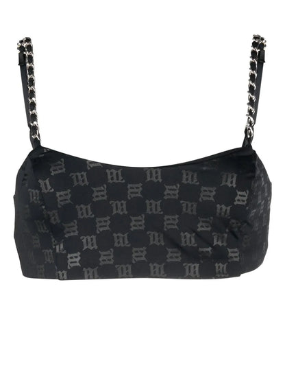 Monogram Bralette Bikini Top