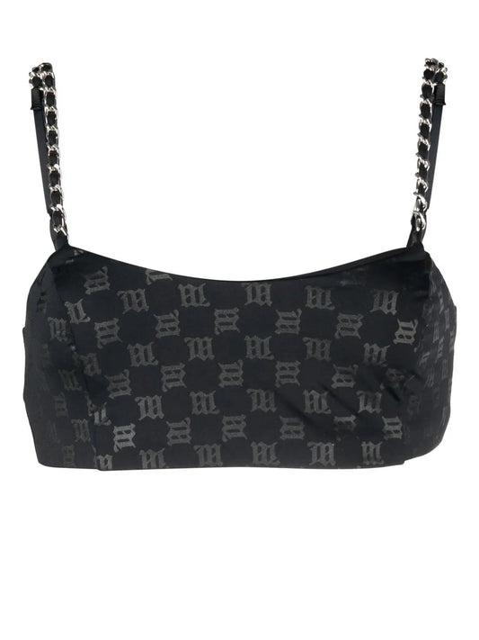 Monogram Bralette Bikini Top